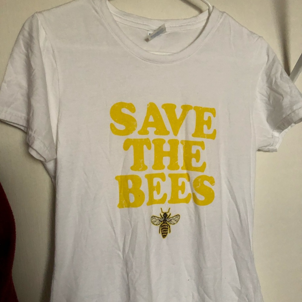 Save the bees white t shirt
